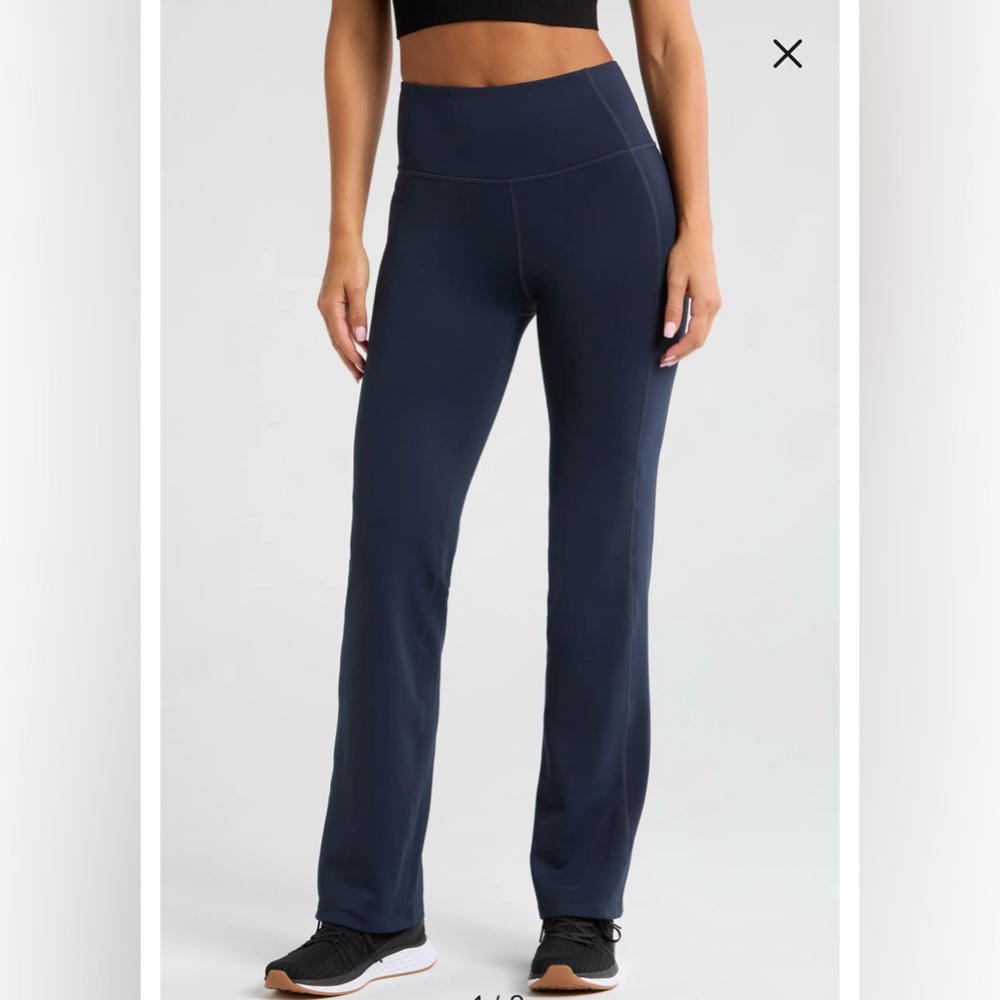 Women’s Zella Navy Blue Boot Cut Flare Workout Pants Size XL